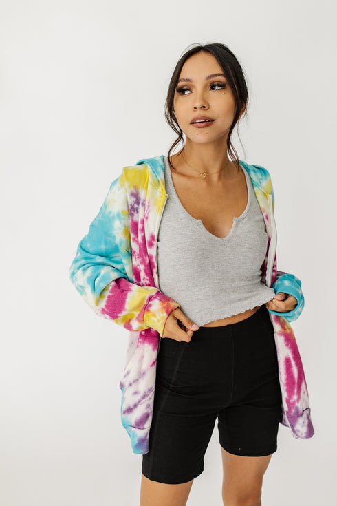 New Yorker Tie Dye Hoodie